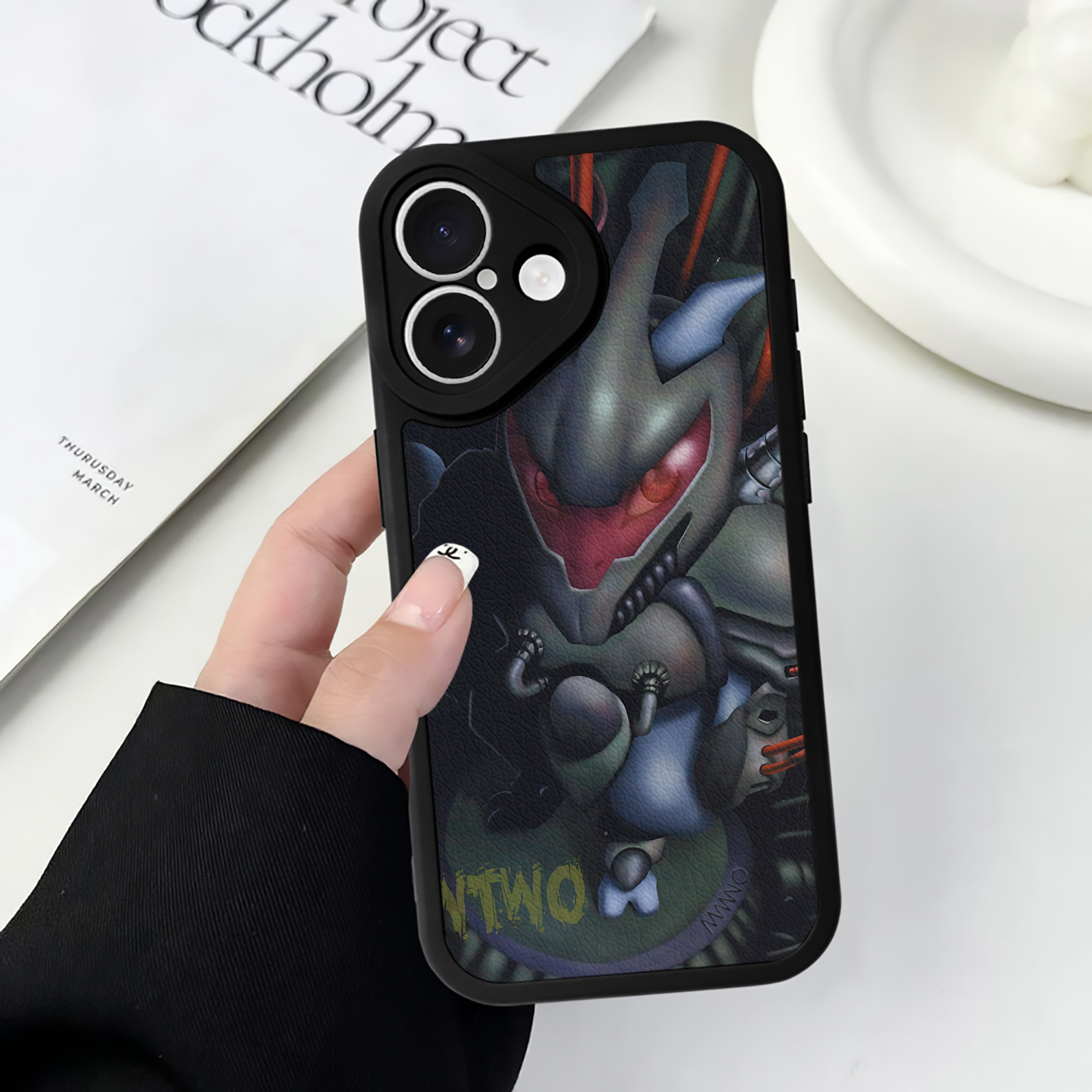 （画像用） ポケットモンスター Pokémon 【iPhone 16シリーズ対応】シリコンスマホケース（レザー調） 材質：シリコン